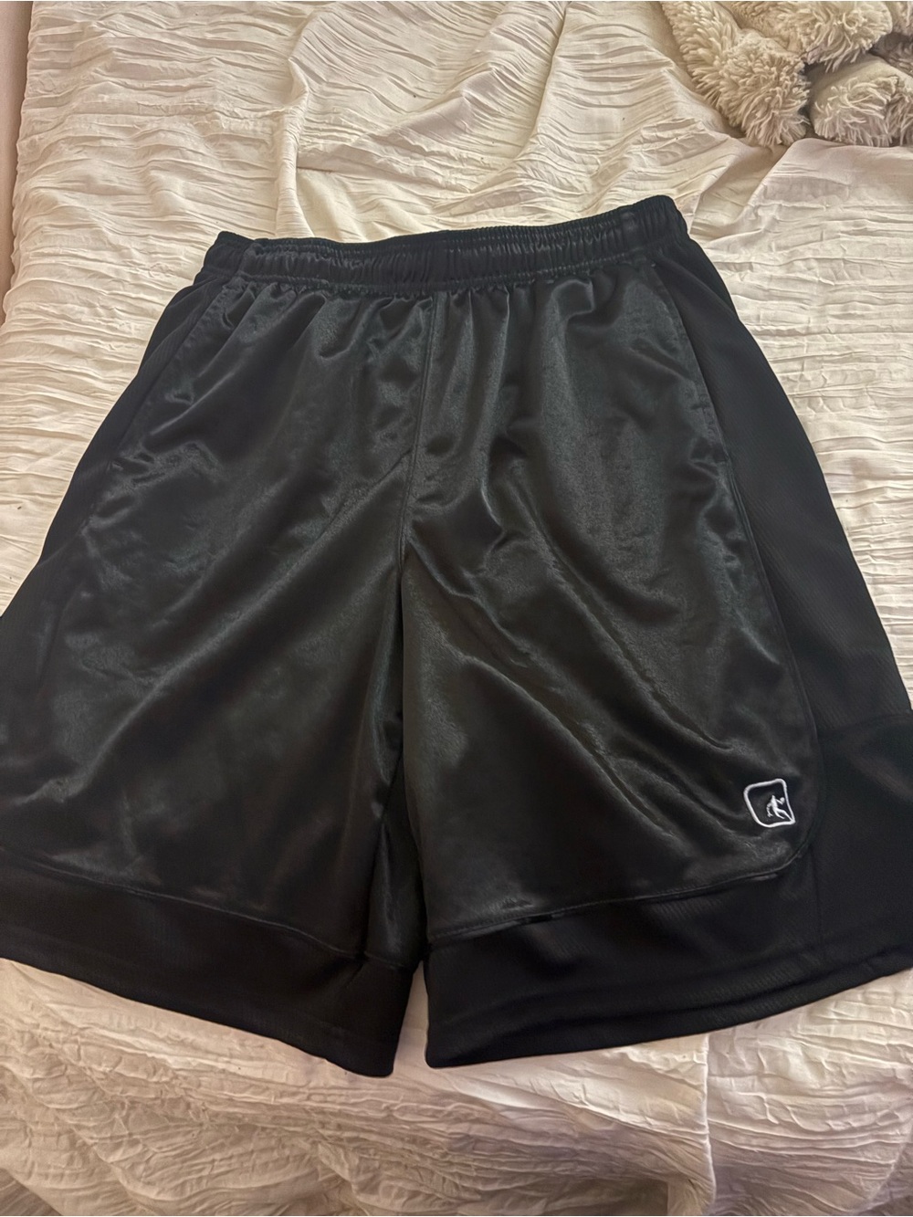 And1 Black Athletic Mesh Shorts